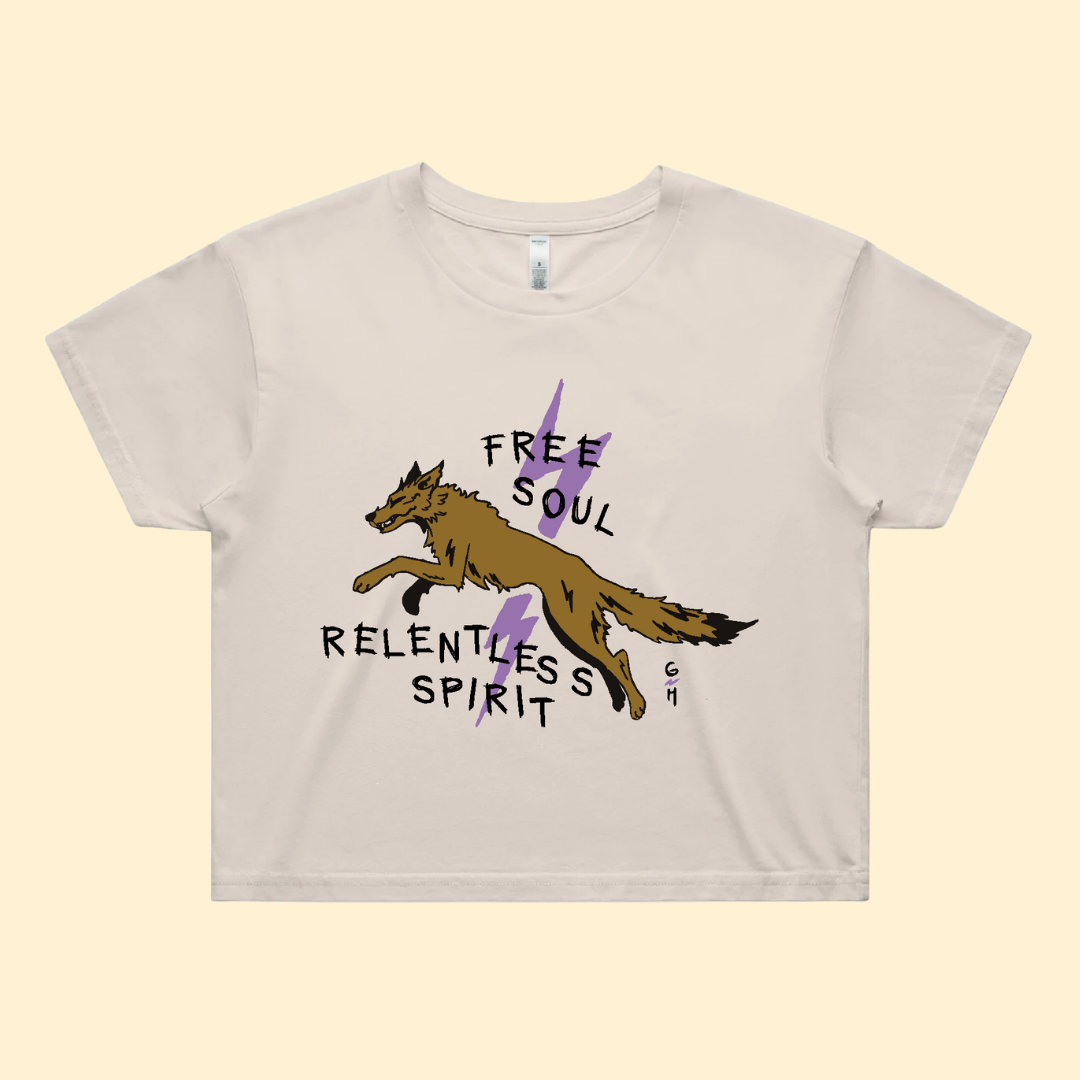 Hour of the Wolf Crop Tee