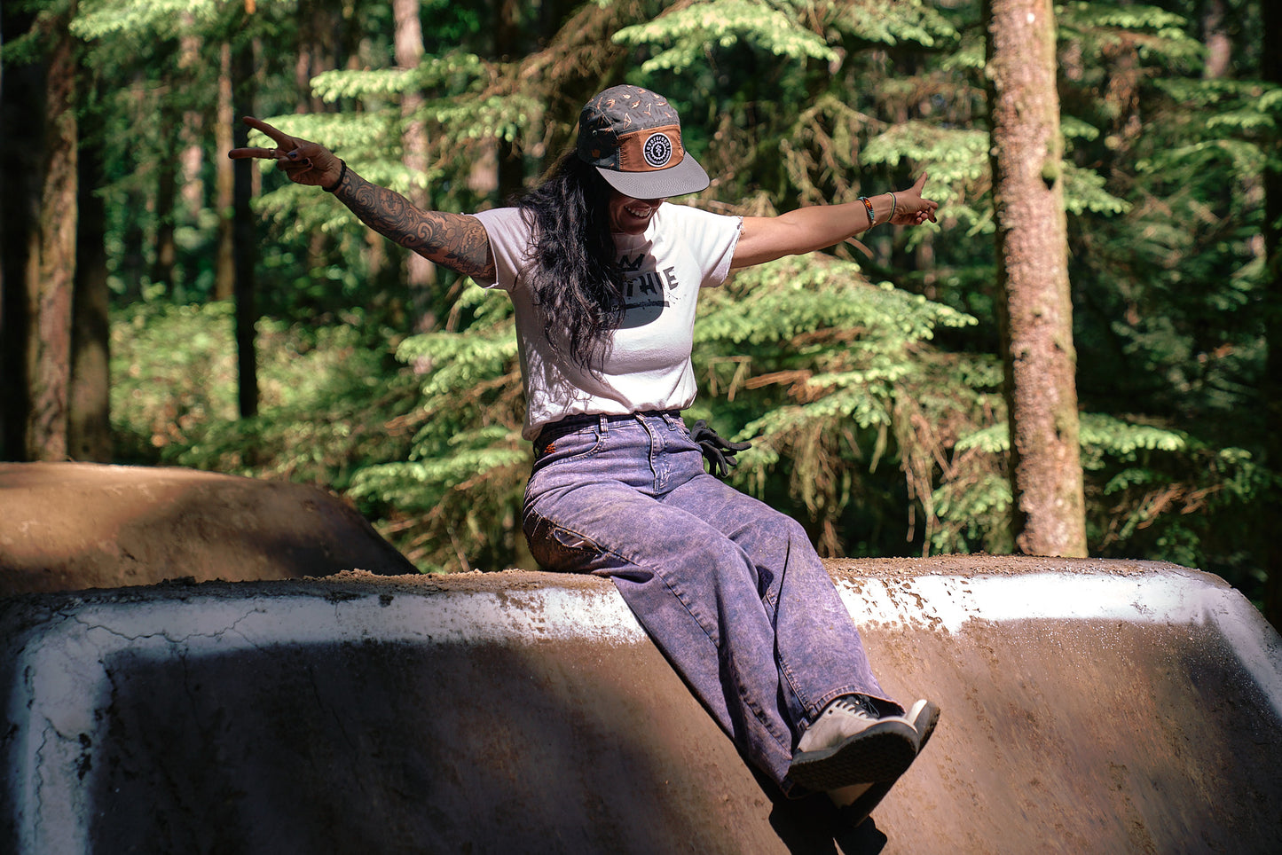 Gritty Habits x Evergreen Mountain Bike Alliance 5-Panel Hat