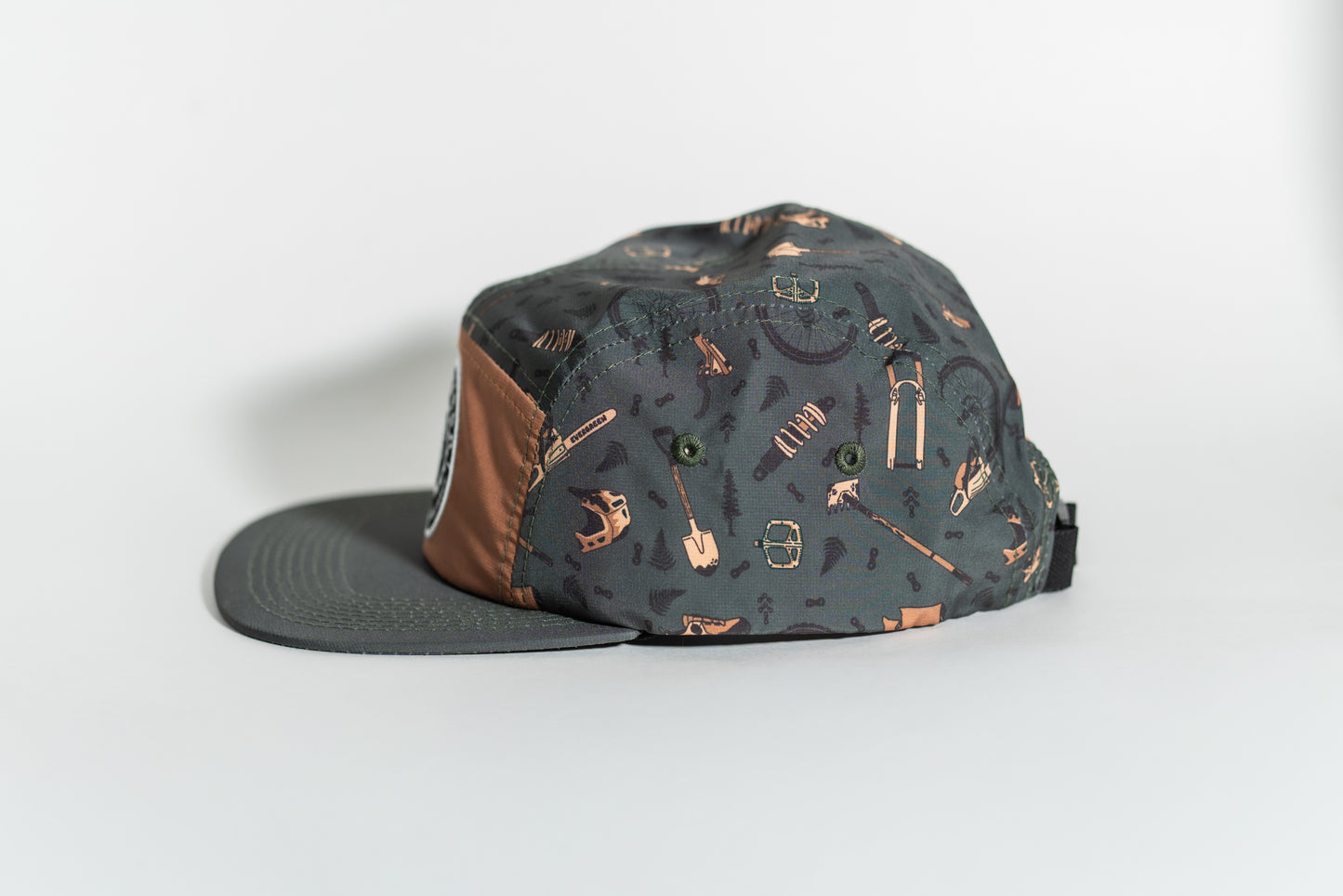 Gritty Habits x Evergreen Mountain Bike Alliance 5-Panel Hat