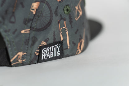 Gritty Habits x Evergreen Mountain Bike Alliance 5-Panel Hat