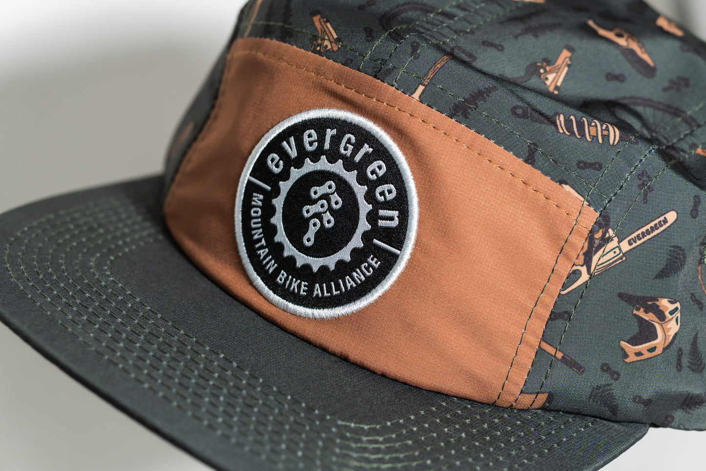 Gritty Habits x Evergreen Mountain Bike Alliance 5-Panel Hat