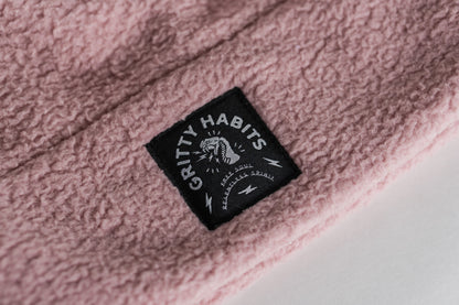 Preorder: High Pile Fleece Beanie - Dusty Rose