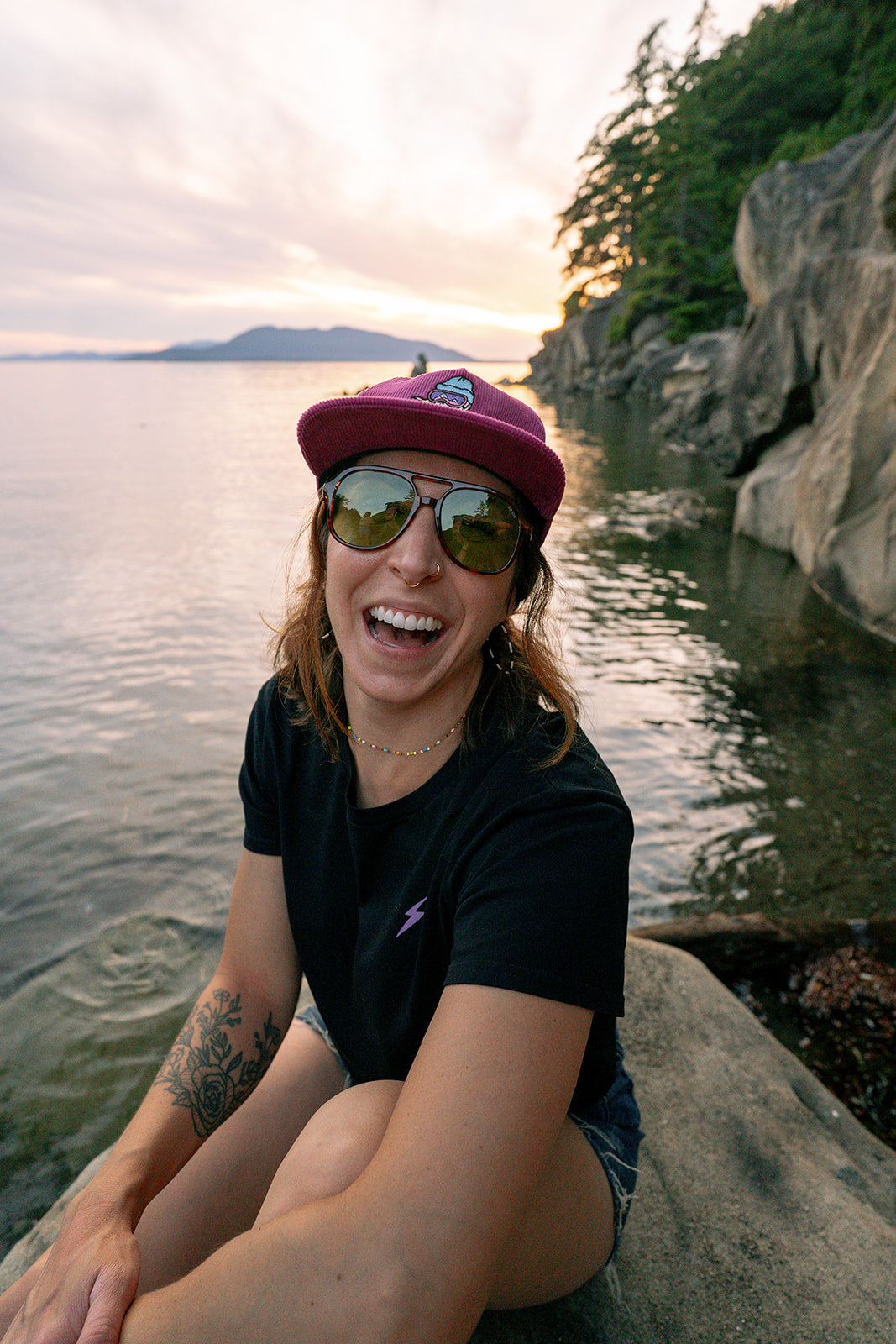 Shred Til She's Dead Corduroy 5-Panel Hat