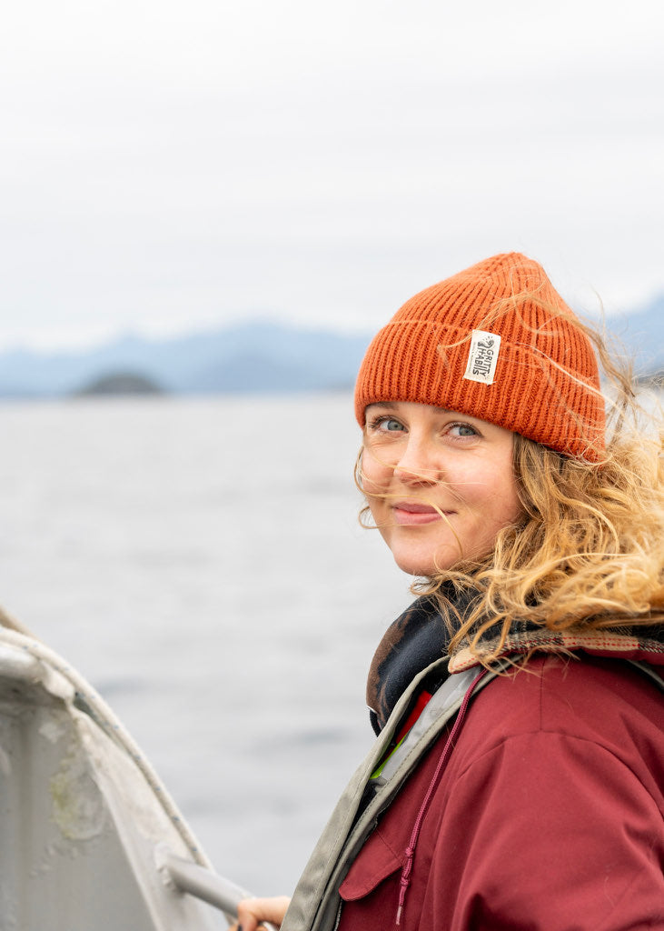 Knitty Gritty Beanie - Burnt Orange