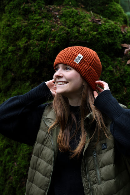 Knitty Gritty Beanie - Burnt Orange