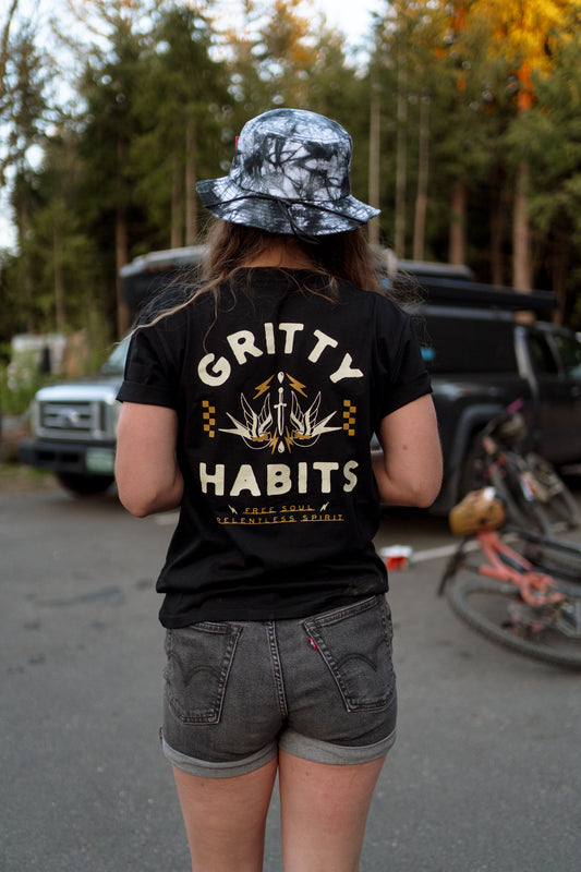 Sendy Sparrow Staple Tee - Black