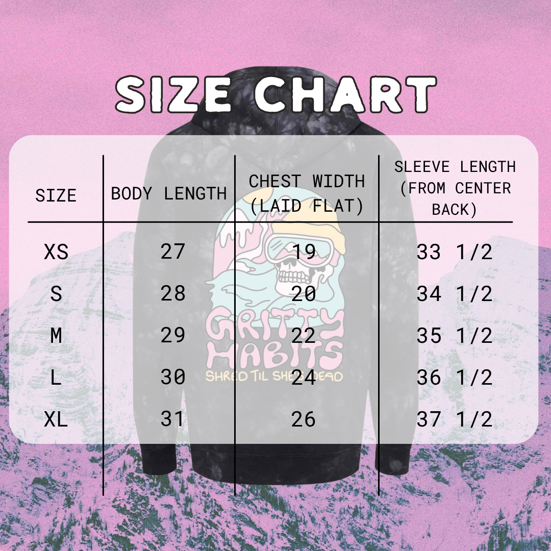 Shred Til She's Dead Tie-Dye Hoodie